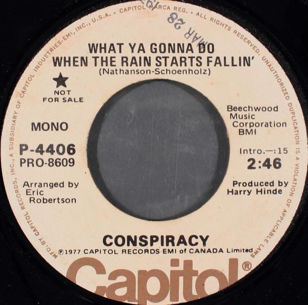 Conspiracy (22) - What Ya Gonna Do When The Rain Starts Fallin'