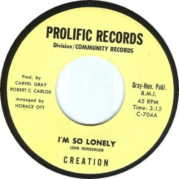 Creation (18) - I'm So Lonely / Something Tellin' Me