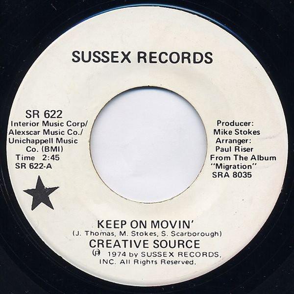 Creative Source - Keep On Movin'
