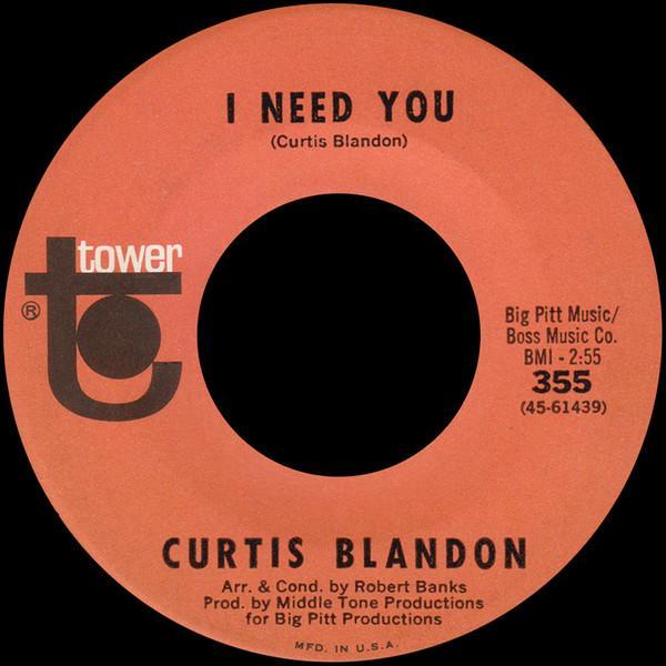Curtis Blandon - I Need You
