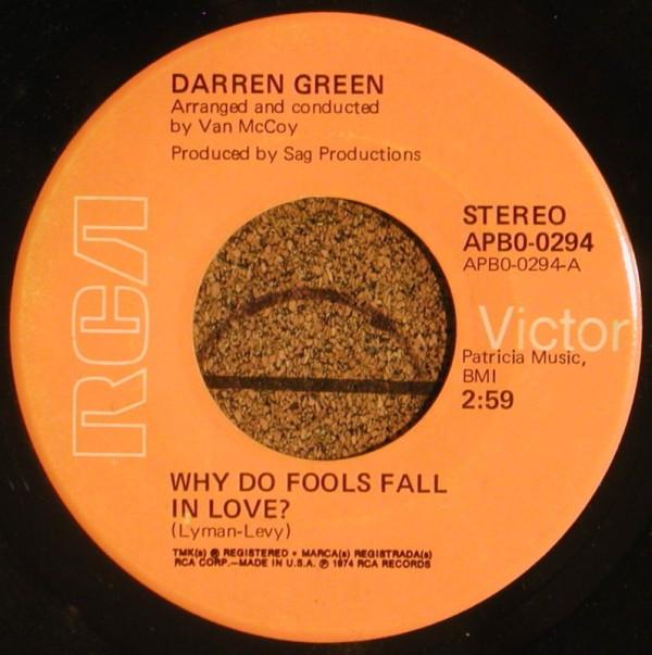 Darren Green  - Why Do Fools Fall In Love? / Dream World