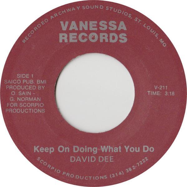 David Dee (3) - Keep On Doing What You Do / Back In Your Arms Again