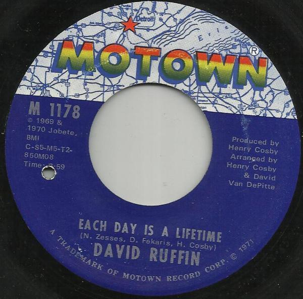 David Ruffin - Each Day Is A Lifetime / Don't Stop Loving Me