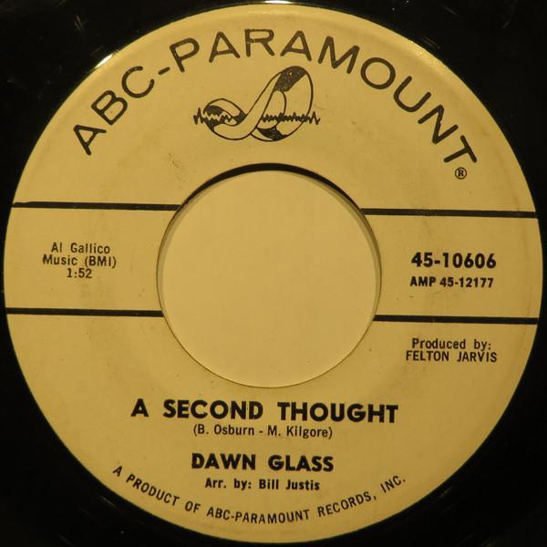 Dawn Glass - A Second Thought
