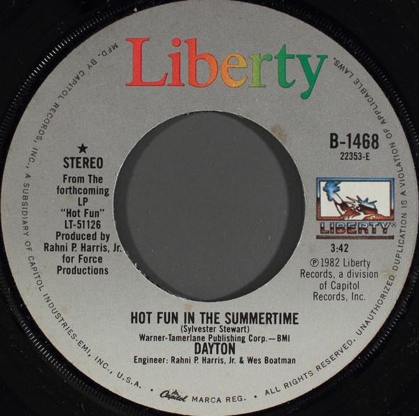 Dayton - Hot Fun In The Summertime