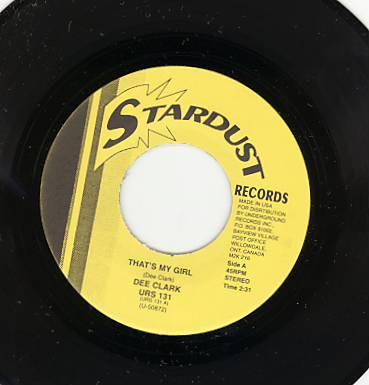 Dee Clark, Shirley Bassey - That's My Girl / Kiss Me Honey Honey