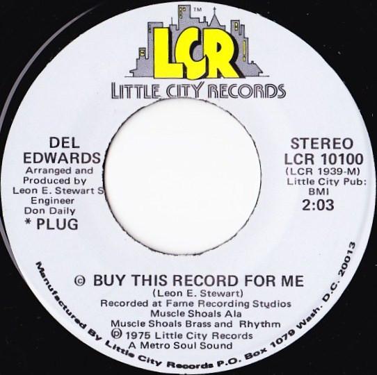 Del Edwards - Buy This Record For Me