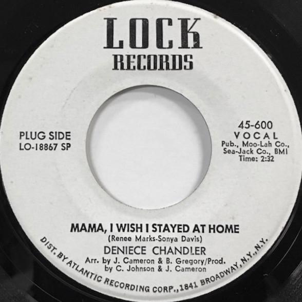 Deniece Chandler - Mama, I Wish I Stayed At Home