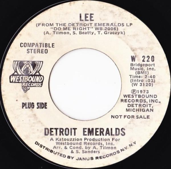 Detroit Emeralds - Lee