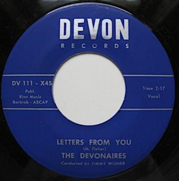 Devonaires (2) - Letters From You / Indian Summer