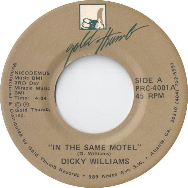 Dicky Williams - In The Same Motel