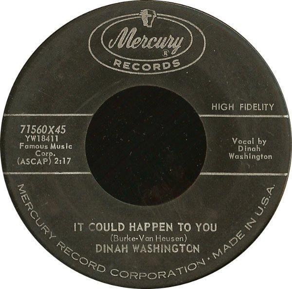 Dinah Washington - It Could Happen To You / The Age Of Miracles