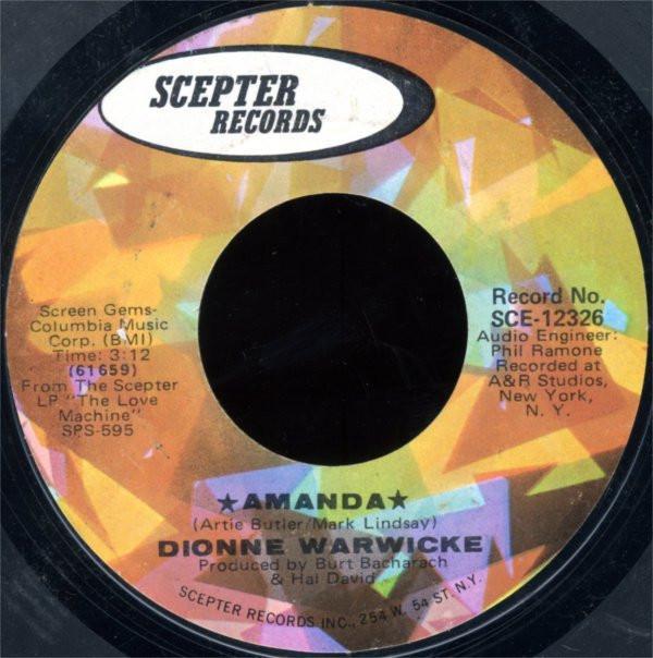 Dionne Warwick - Amanda / He's Moving On