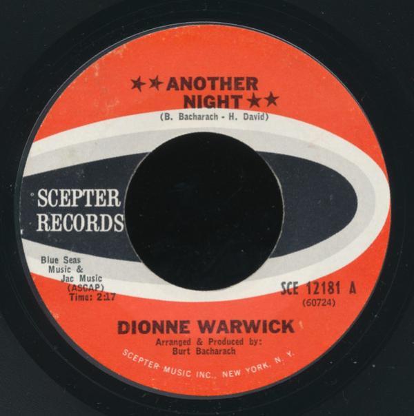 Dionne Warwick - Another Night / Go With Love