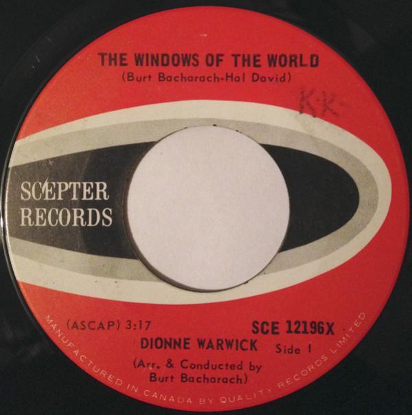 Dionne Warwick - The Windows Of The World