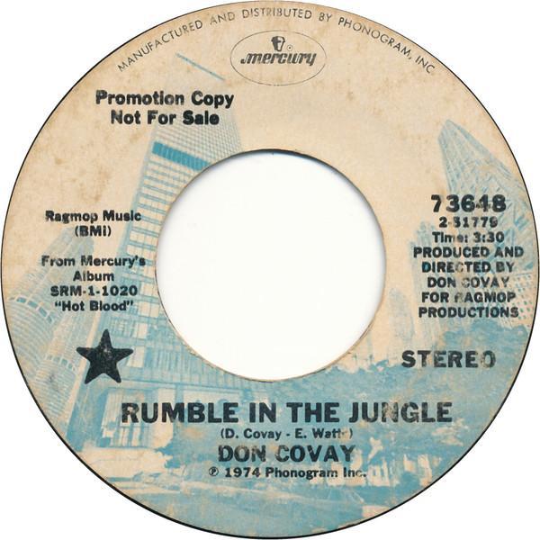 Don Covay - Rumble In The Jungle