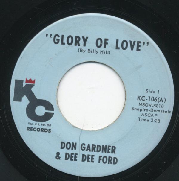 Don Gardner, Dee Dee Ford - Glory Of Love / Deed I Do