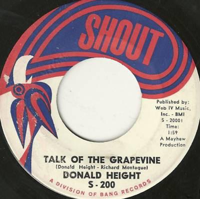 Donald Height - Talk Of The Grapevine