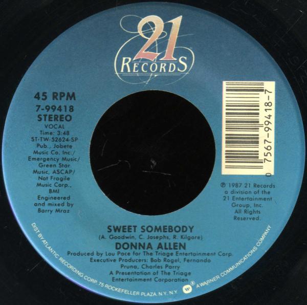 Donna Allen - Sweet Somebody