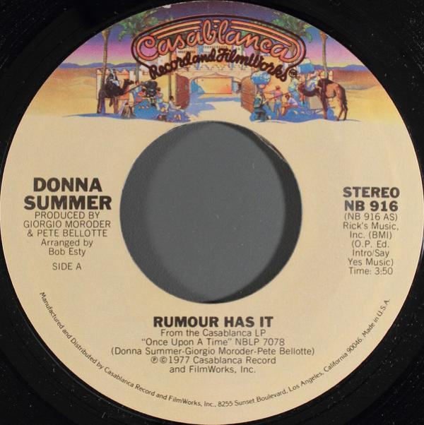 Donna Summer - Rumour Has It