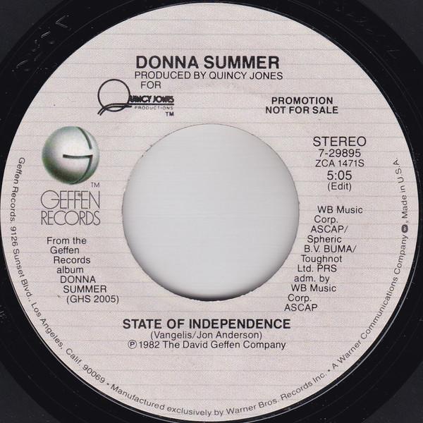 Donna Summer - State Of Independence