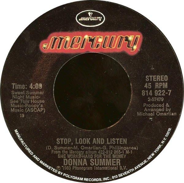 Donna Summer - Stop, Look And Listen