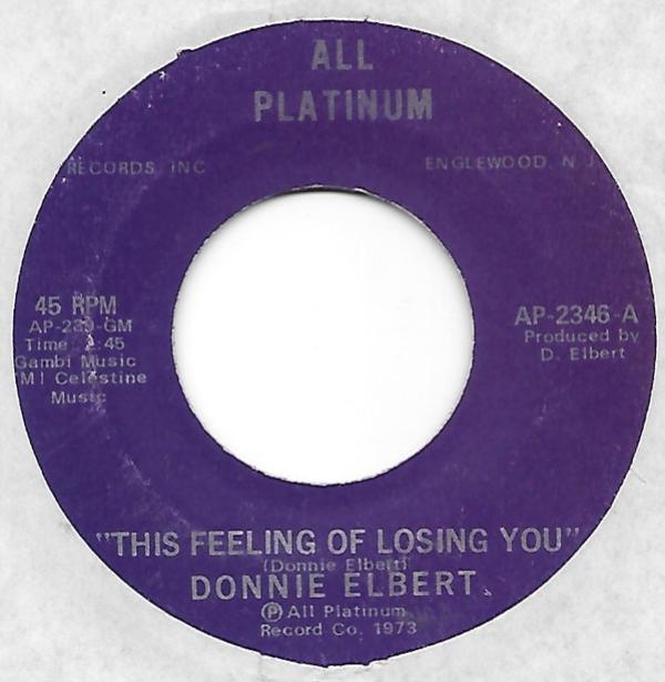 Donnie Elbert - This Feeling Of Losing You