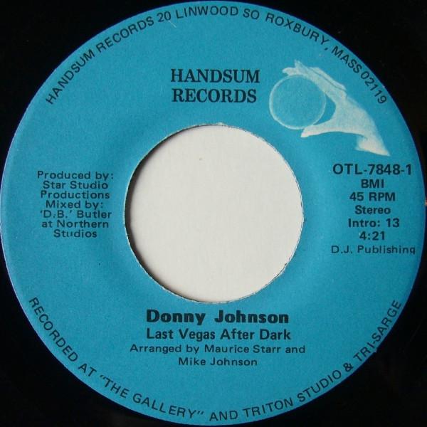 Donny Johnson - Last Vegas After Dark / Burning Fire
