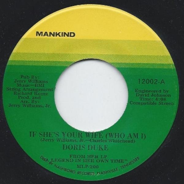 Doris Duke - If She's Your Wife (Who Am I?) / It Sure Was Fun