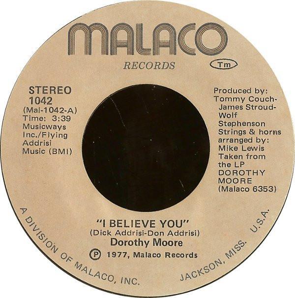 Dorothy Moore - I Believe You