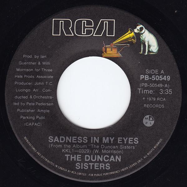 Duncan Sisters - Sadness In My Eyes