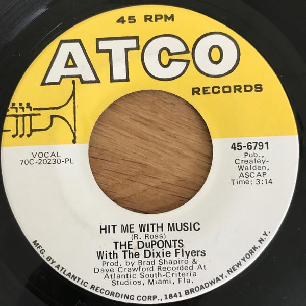 Duponts, The Dixie Flyers - Hit Me With Music / Together