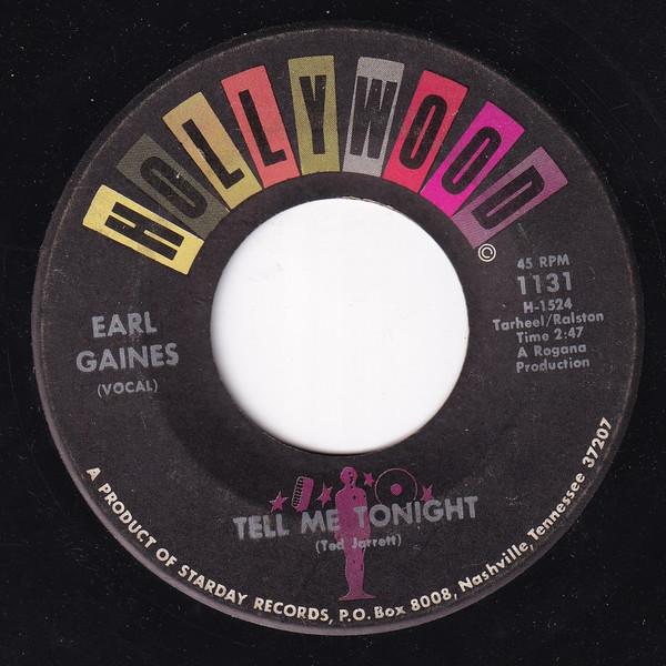 Earl Gaines - Tell Me Tonight / Three Wishes
