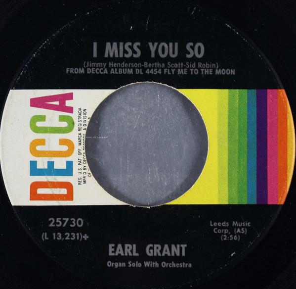 Earl Grant - I Miss You So