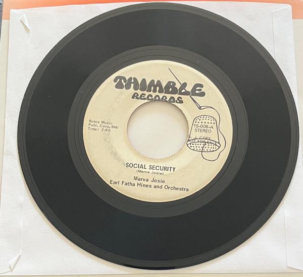 Earl Hines And His Orchestra, Marva Josie - Social Security / Can She