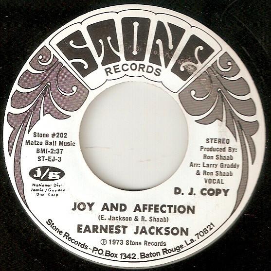 Earnest Jackson - Joy And Affection