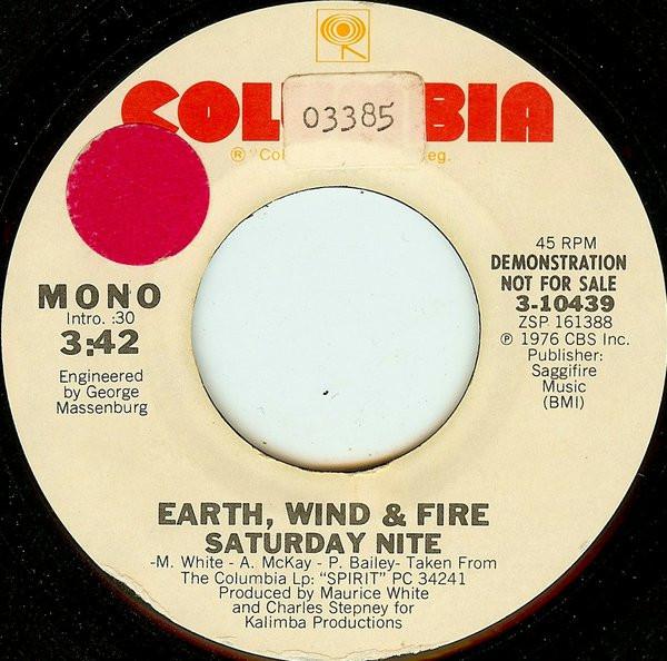 Earth, Wind & Fire - Saturday Nite