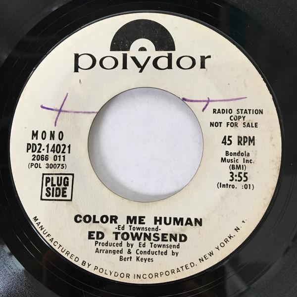 Ed Townsend - Color Me Human / No