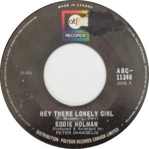 Eddie Holman - Hey There Lonely Girl