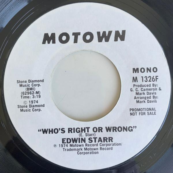 Edwin Starr - Who's Right Or Wrong