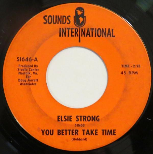 Elsie Strong - You Better Take Time