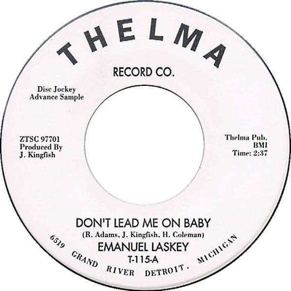 Emanuel Laskey - Don't Lead Me On Baby