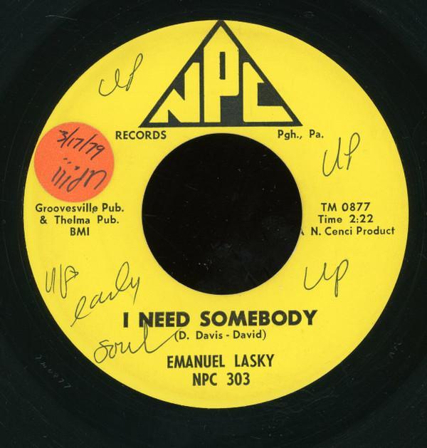 Emanuel Laskey - I Need Somebody
