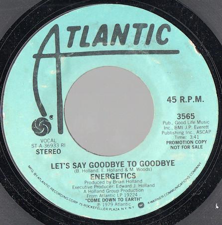 Energetics - Let's Say Goodbye To Goodbye