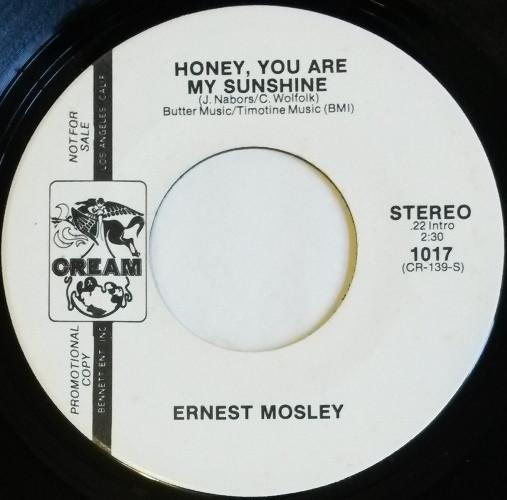 Ernest Mosley - Honey, You Are My Sunshine