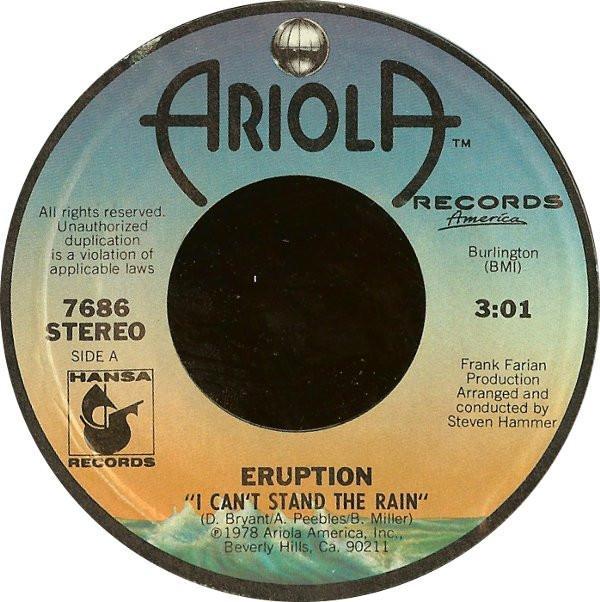 Eruption (4) - I Can't Stand The Rain