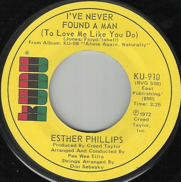 Esther Phillips - I've Never Found A Man / Cherry Red
