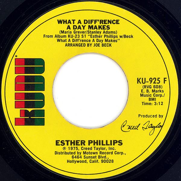 Esther Phillips - What A Diff'rence A Day Makes