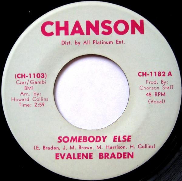Evaline Braden - Somebody Else / That's What Soul Is