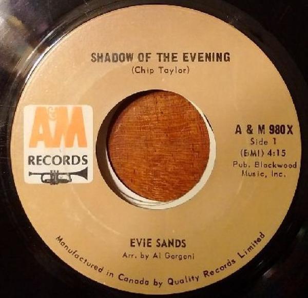 Evie Sands - Shadow Of The Evening / Until It's Time For You To Go